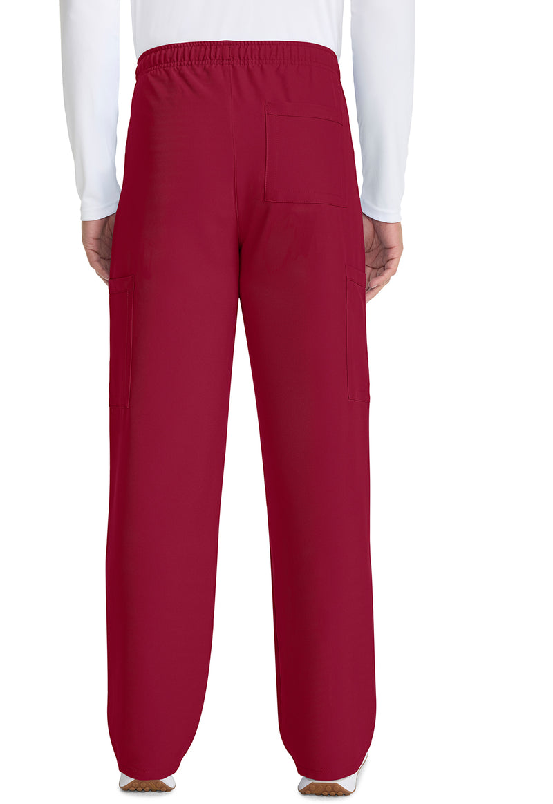 RED - Cherokee WW Originals Ultra Unisex Scrub Pants - Back View