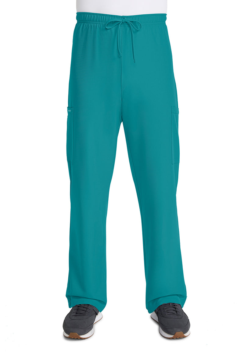 Teal Blue - Cherokee WW Originals Ultra Unisex Scrub Pants - Front View