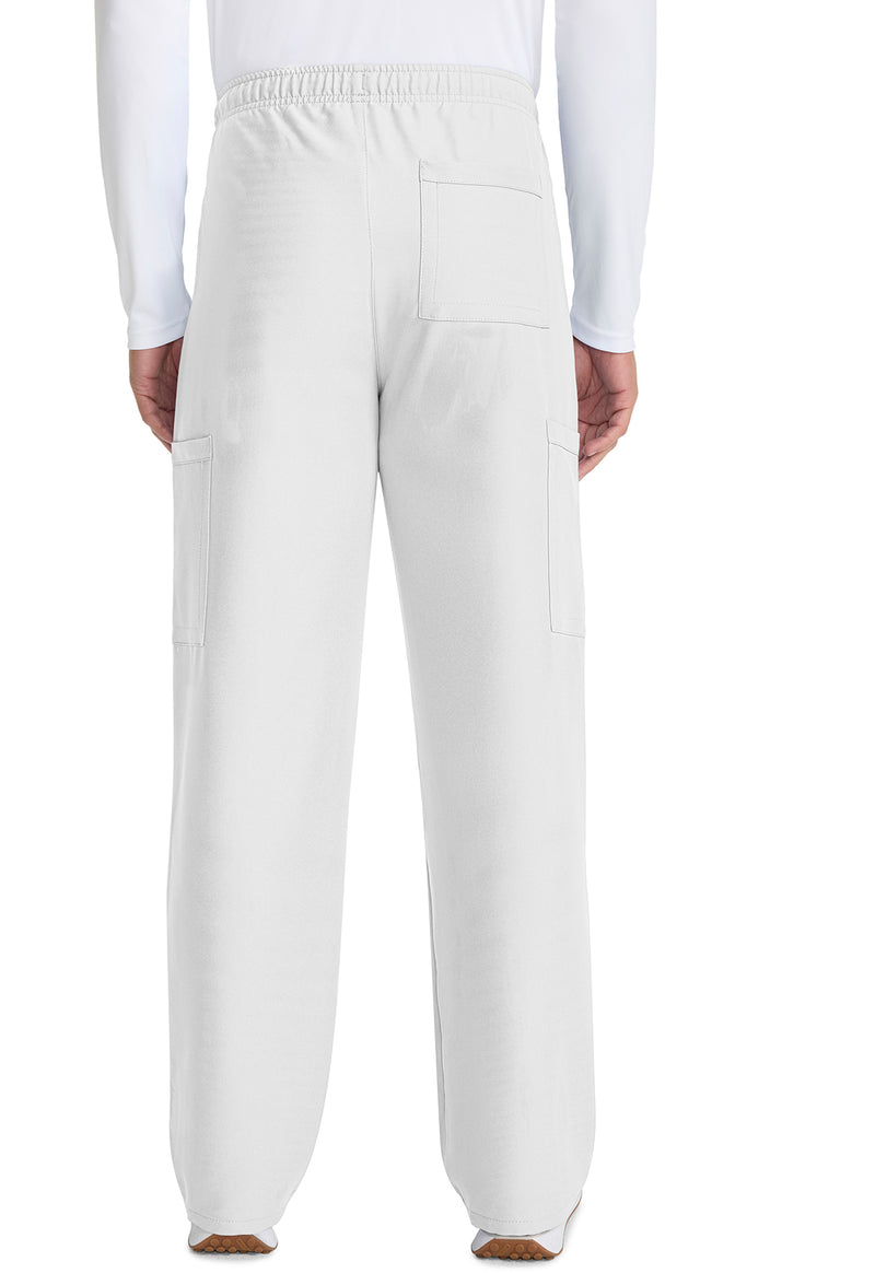 White - Cherokee WW Originals Ultra Unisex Scrub Pants - Back View