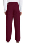 Wine - Cherokee WW Originals Ultra Unisex Scrub Pants - Back View