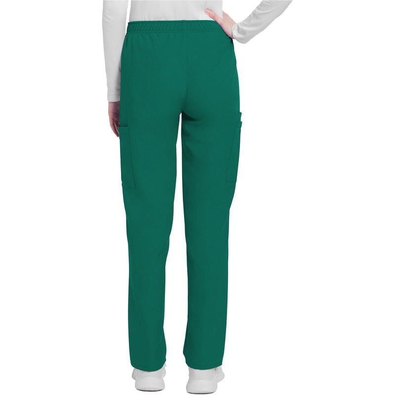 hunter green - Mid Rise Pull-on Slim Leg Cargo Pant