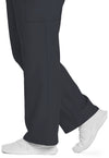 Pewter - Women's Mid Rise Pull-on Slim Leg Cargo Scrub Pants – Tall (View 4)