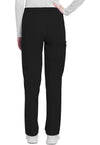 Black - Cherokee WW Originals Ultra Women Scrub Pants - Back View