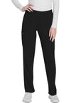 Black - Cherokee WW Originals Ultra Women Scrub Pants - Front View