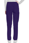 Grape - Cherokee WW Originals Ultra Women Scrub Pants - Back View
