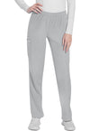 Grey - Cherokee WW Originals Ultra Women Scrub Pants - Front View
