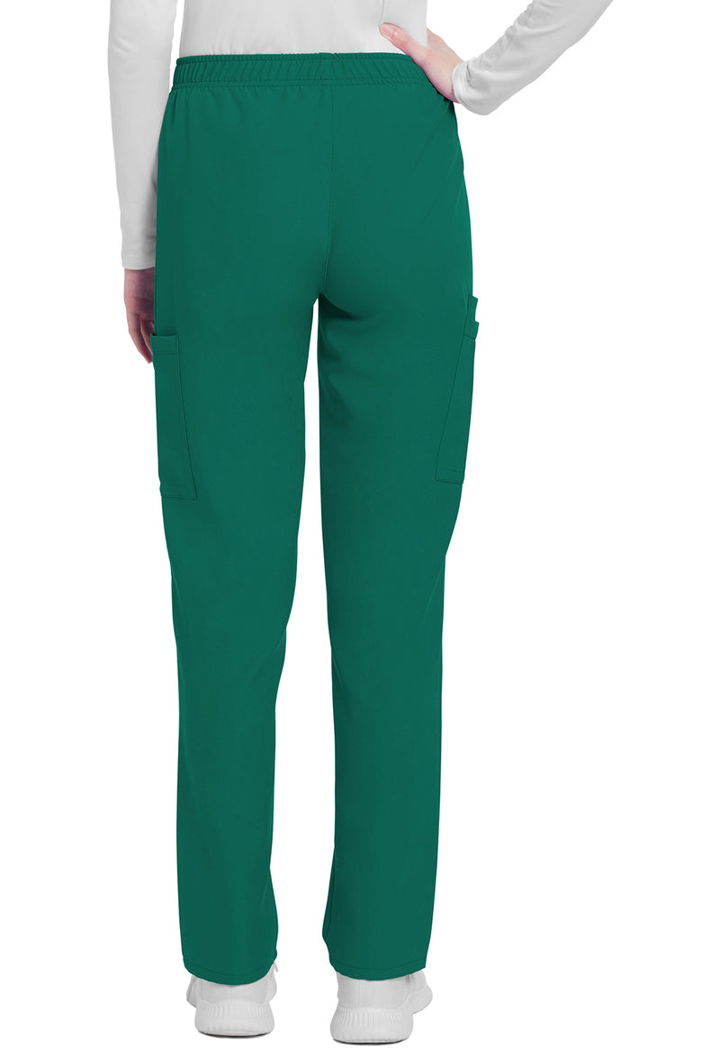 Hunter Green - Cherokee WW Originals Ultra Women Scrub Pants - Back View