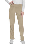 Khaki - Cherokee WW Originals Ultra Women Scrub Pants - Front View