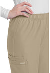 khaki - Mid Rise Pull-on Slim Leg Cargo Pant (View 2)