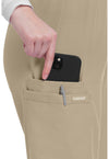 khaki - Mid Rise Pull-on Slim Leg Cargo Pant (View 3)