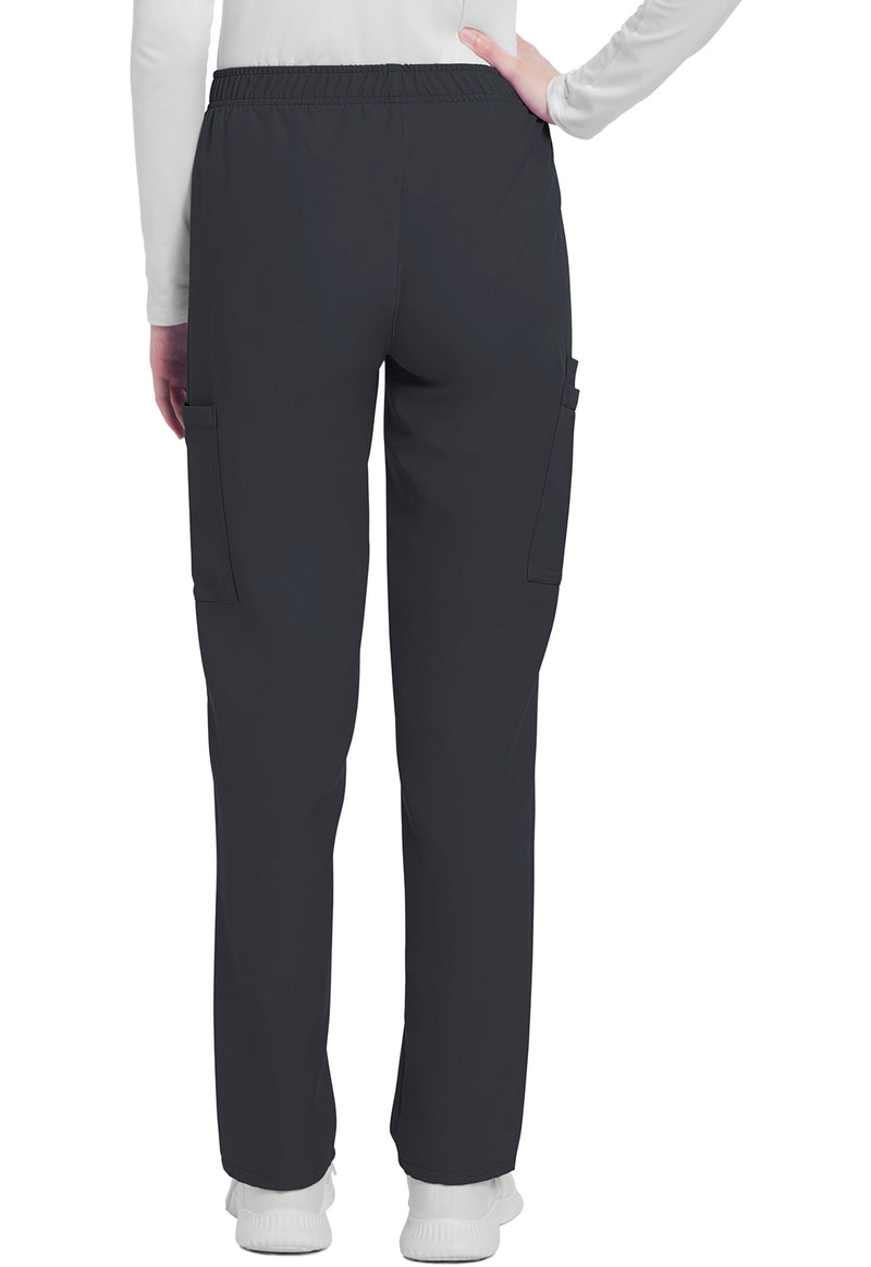 Pewter - Cherokee WW Originals Ultra Women Scrub Pants - Back View