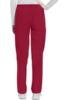 RED - Cherokee WW Originals Ultra Women Scrub Pants - Back View