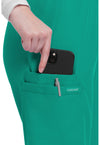 teal blue - Mid Rise Pull-on Slim Leg Cargo Pant (View 3)
