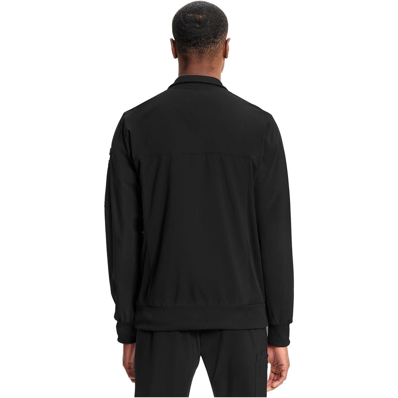 black - Men's Zip Front Jacket