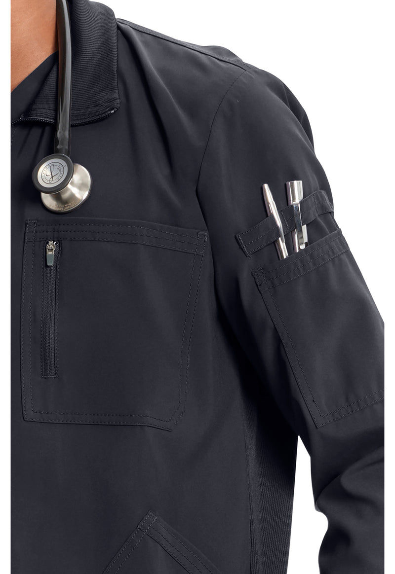 pewter - Men's Zip Front Jacket (View 2)