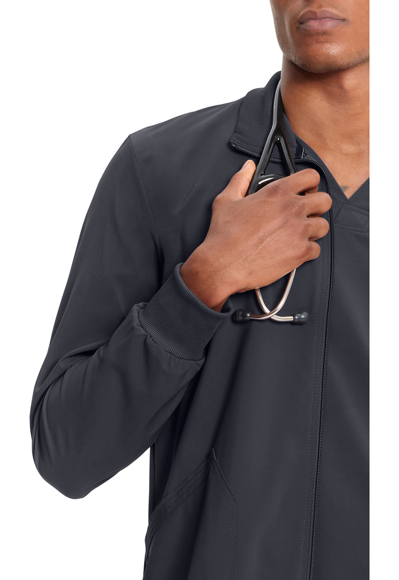 pewter - Men's Zip Front Jacket (View 3)