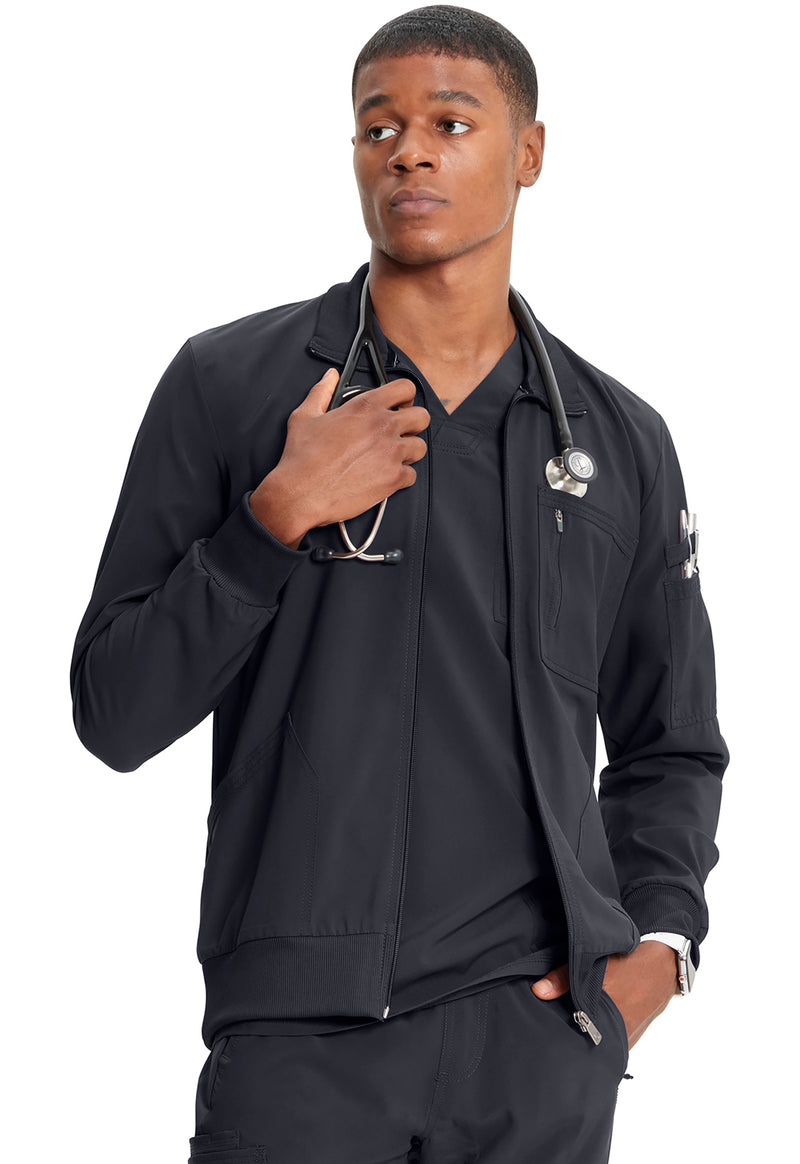 pewter - Men's Zip Front Jacket (View 4)