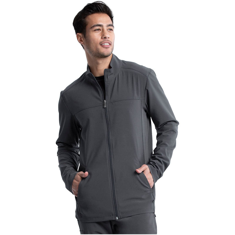 pewter - Men's Zip Front Jacket
