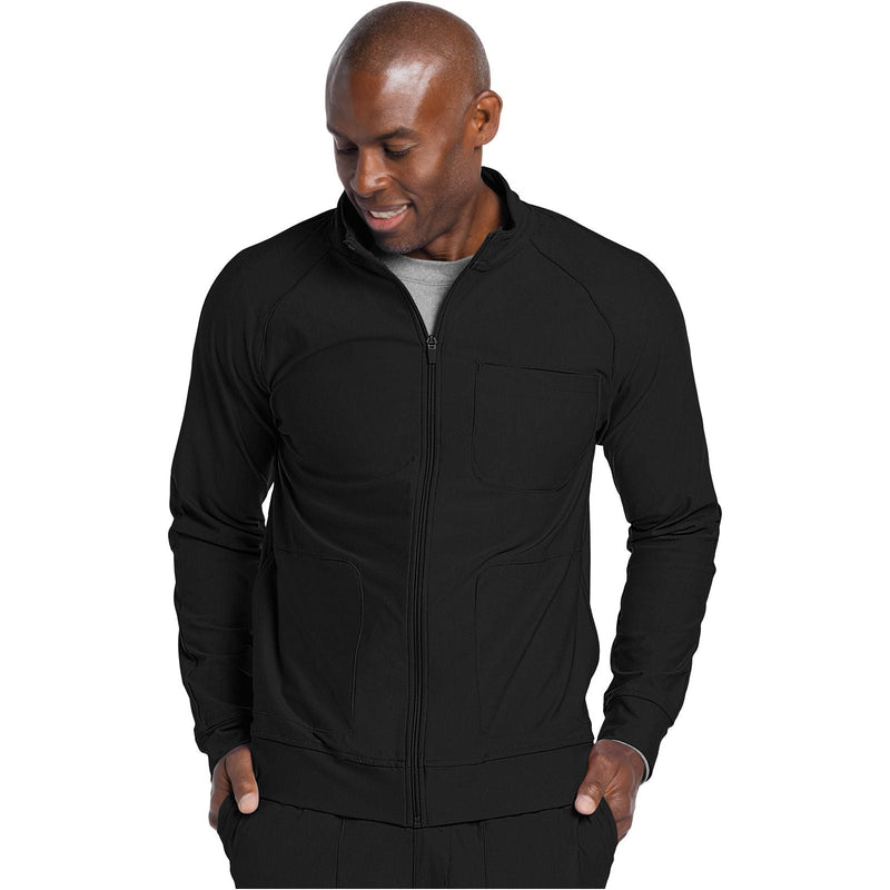 black - Men's Zip Front Jacket