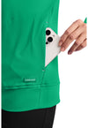Green Apple - Women's Zip-Up Warm-Up Scrub Jacket (View 4)