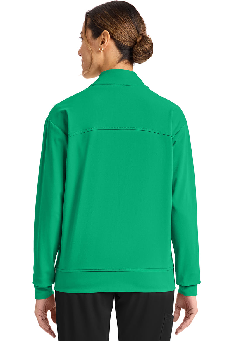 Green Apple - Cherokee Achieve Women Scrub Jacket - Back View