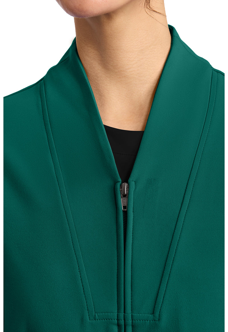 HUNTER - Women's Zip-Up Warm-Up Scrub Jacket (View 3)