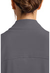 Pewter - Women's Zip-Up Warm-Up Scrub Jacket (View 2)