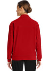 RED - Cherokee Achieve Women Scrub Jacket - Back View