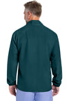 Caribbean Blue - Cherokee WW Originals Ultra Men Scrub Jacket - Back View