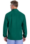 Hunter Green - Cherokee WW Originals Ultra Men Scrub Jacket - Back View