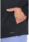 Pewter - Men's Zip Front Scrub Jacket (View 3)