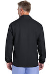 Pewter - Cherokee WW Originals Ultra Men Scrub Jacket - Back View