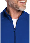 Royal - Men's Zip Front Scrub Jacket (View 2)