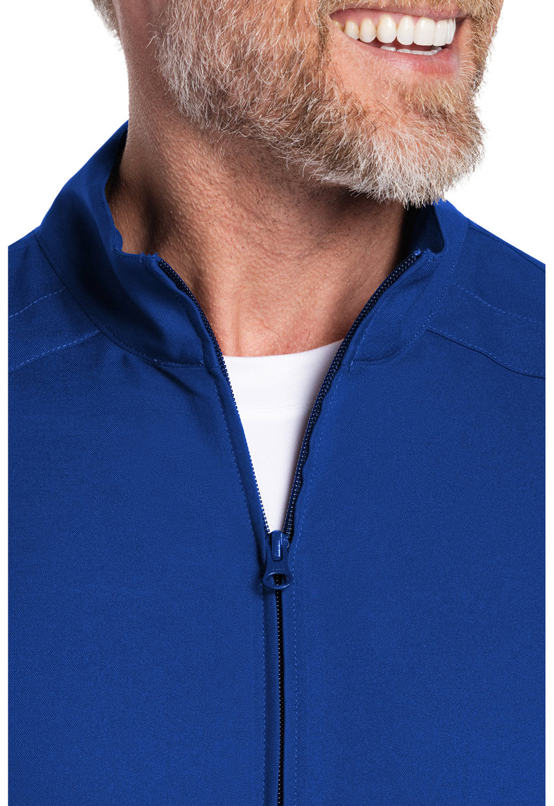 Royal - Men's Zip Front Scrub Jacket (View 2)