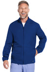 Royal - Cherokee WW Originals Ultra Men Scrub Jacket - Front View