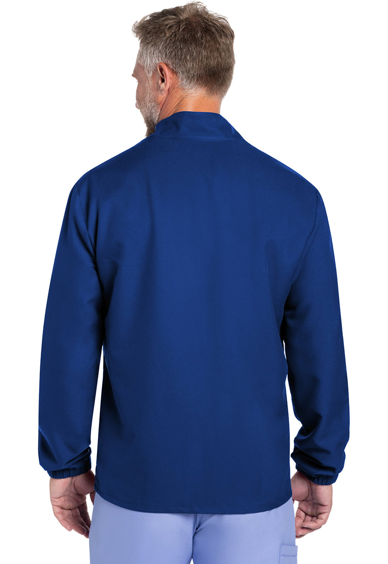 Royal - Cherokee WW Originals Ultra Men Scrub Jacket - Back View
