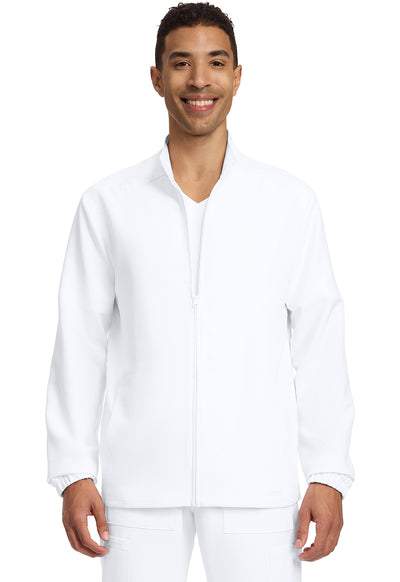 Men's Zip Front Scrub Jacket