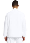 White - Cherokee WW Originals Ultra Men Scrub Jacket - Back View