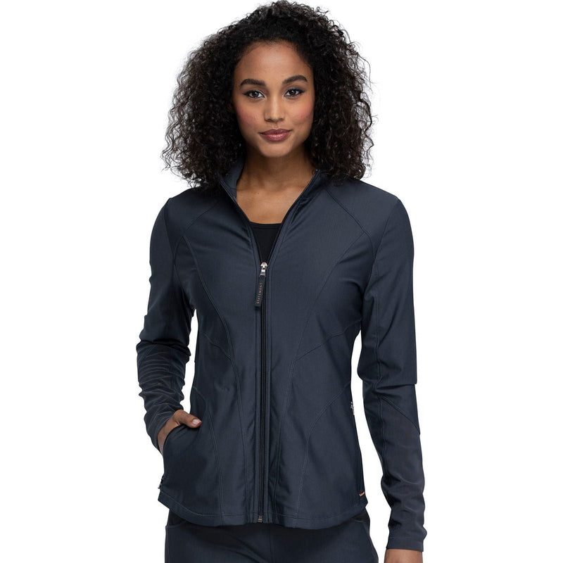 pewter - Zip Front Jacket