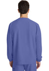 Ciel Blue - Cherokee WW Originals Ultra Unisex Scrub Jacket - Back View