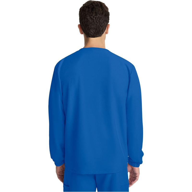 royal - Unisex Snap Front Warm Up Jacket