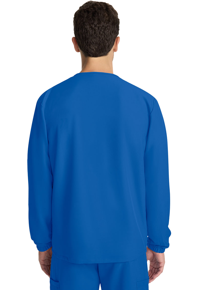 Royal - Cherokee WW Originals Ultra Unisex Scrub Jacket - Back View