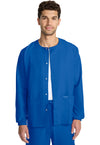 Royal - Cherokee WW Originals Ultra Unisex Scrub Jacket - Front View