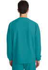 Teal Blue - Cherokee WW Originals Ultra Unisex Scrub Jacket - Back View