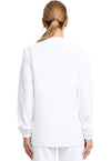 White - Cherokee WW Originals Ultra Unisex Scrub Jacket - Back View