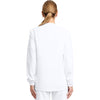 white - Unisex Snap Front Warm Up Jacket