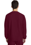 Wine - Cherokee WW Originals Ultra Unisex Scrub Jacket - Back View