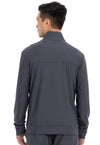 Pewter - Men's Zip Front Jacket (Back)