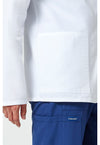 white - Tall 32" Men's Consultation Coat (View 3)