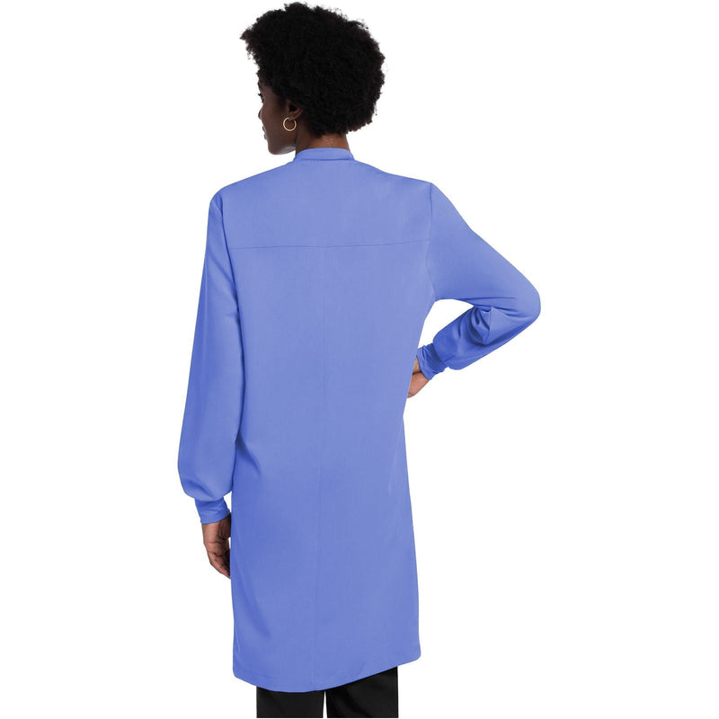 ciel blue - 40" Snap Front Lab Coat